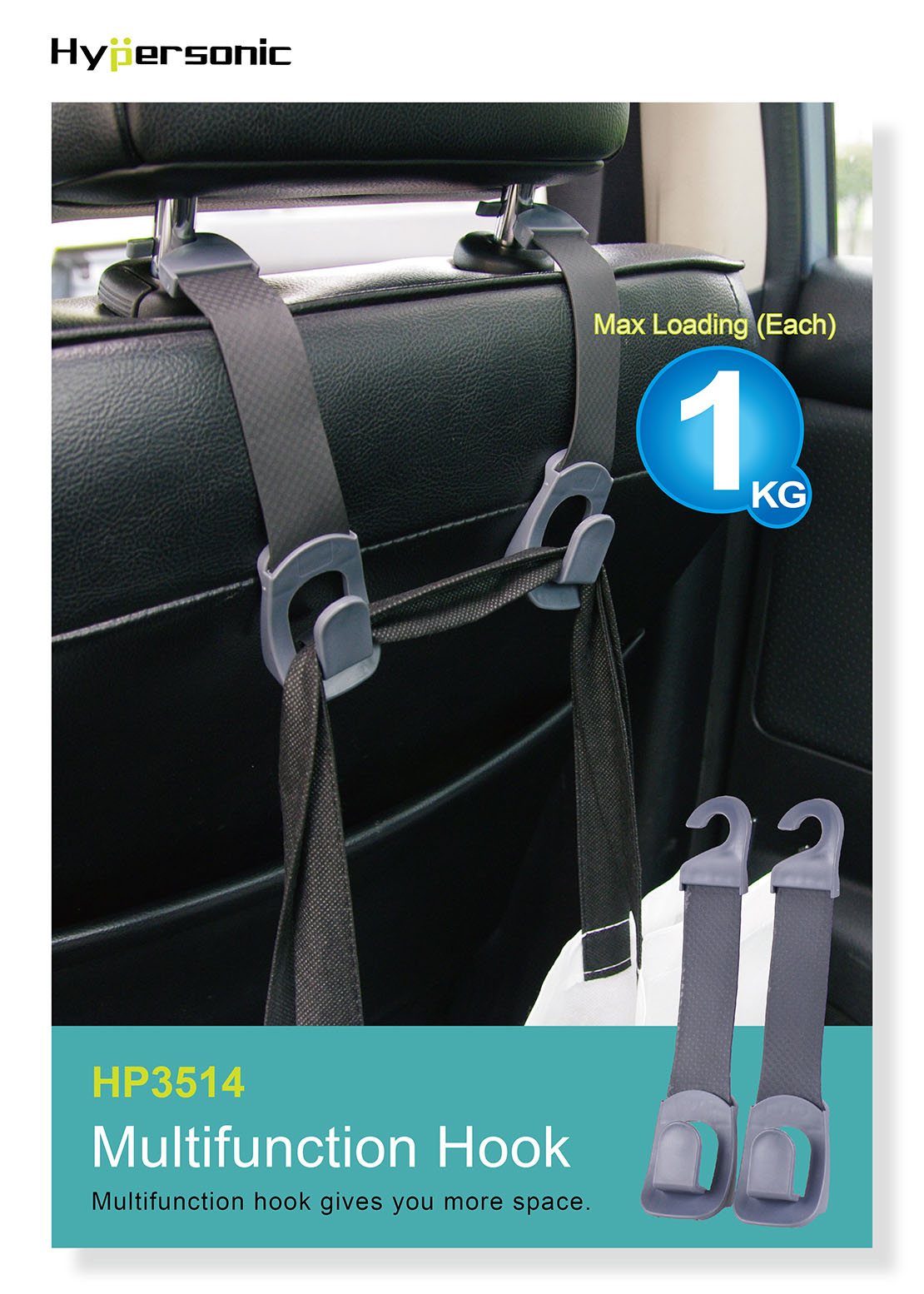 Car Headrest Organize Hooks Hangers HP3514