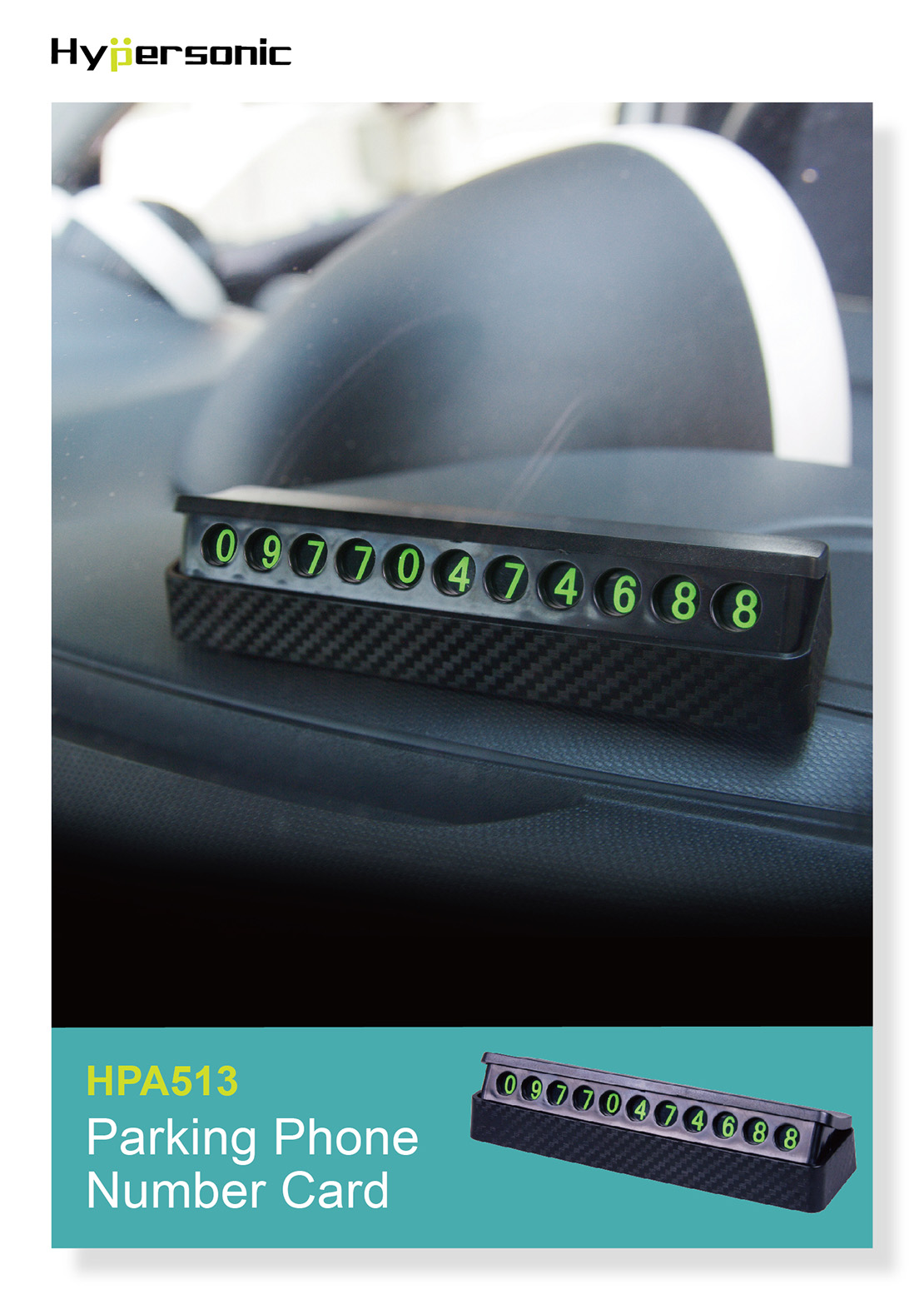 Parking Car Telephone Number Card HPA513