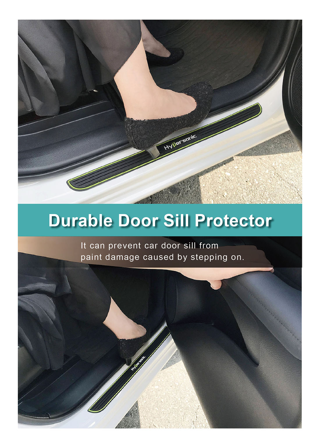 PVC Car Door Side Protect Scuff Guard Plate HP2156