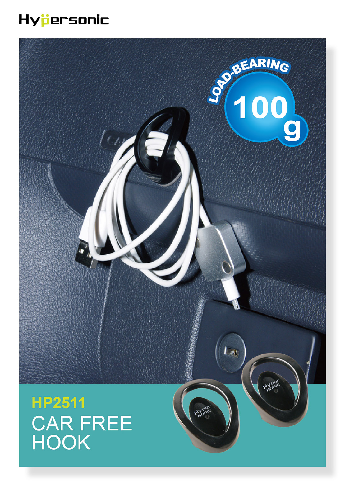 2PCS Car Interior Dashboard Hooks Hangers HP2511