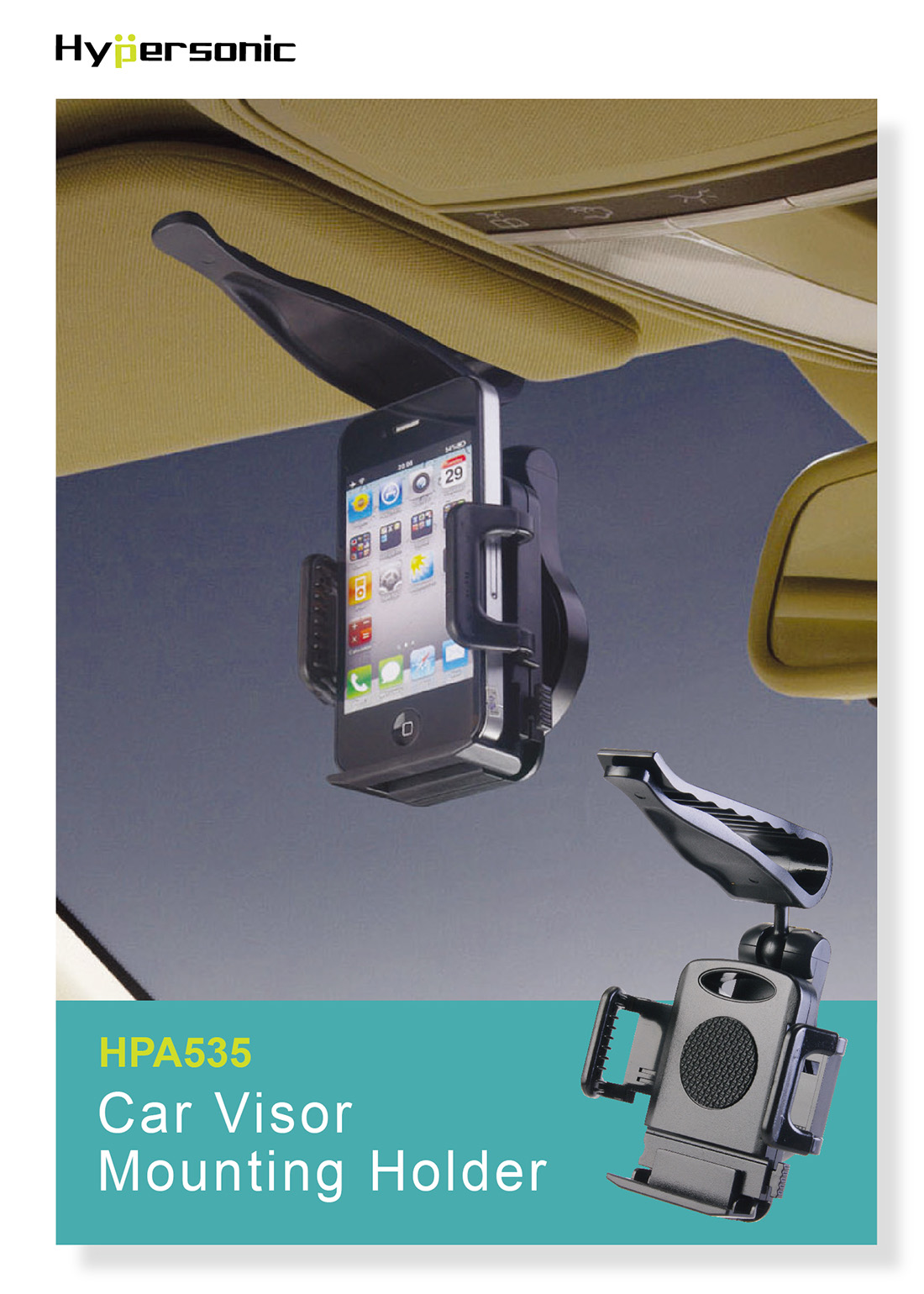 Car Visor Cell Phone Mount Holder HPA535