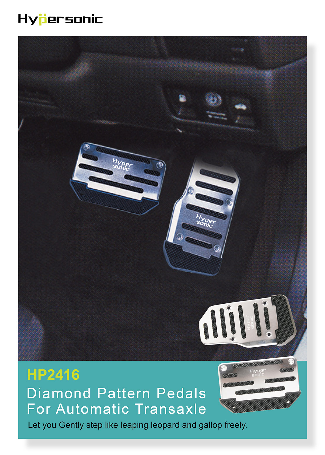 Anti Slip High Quality Auto Car Non Slip Pedal HP2416