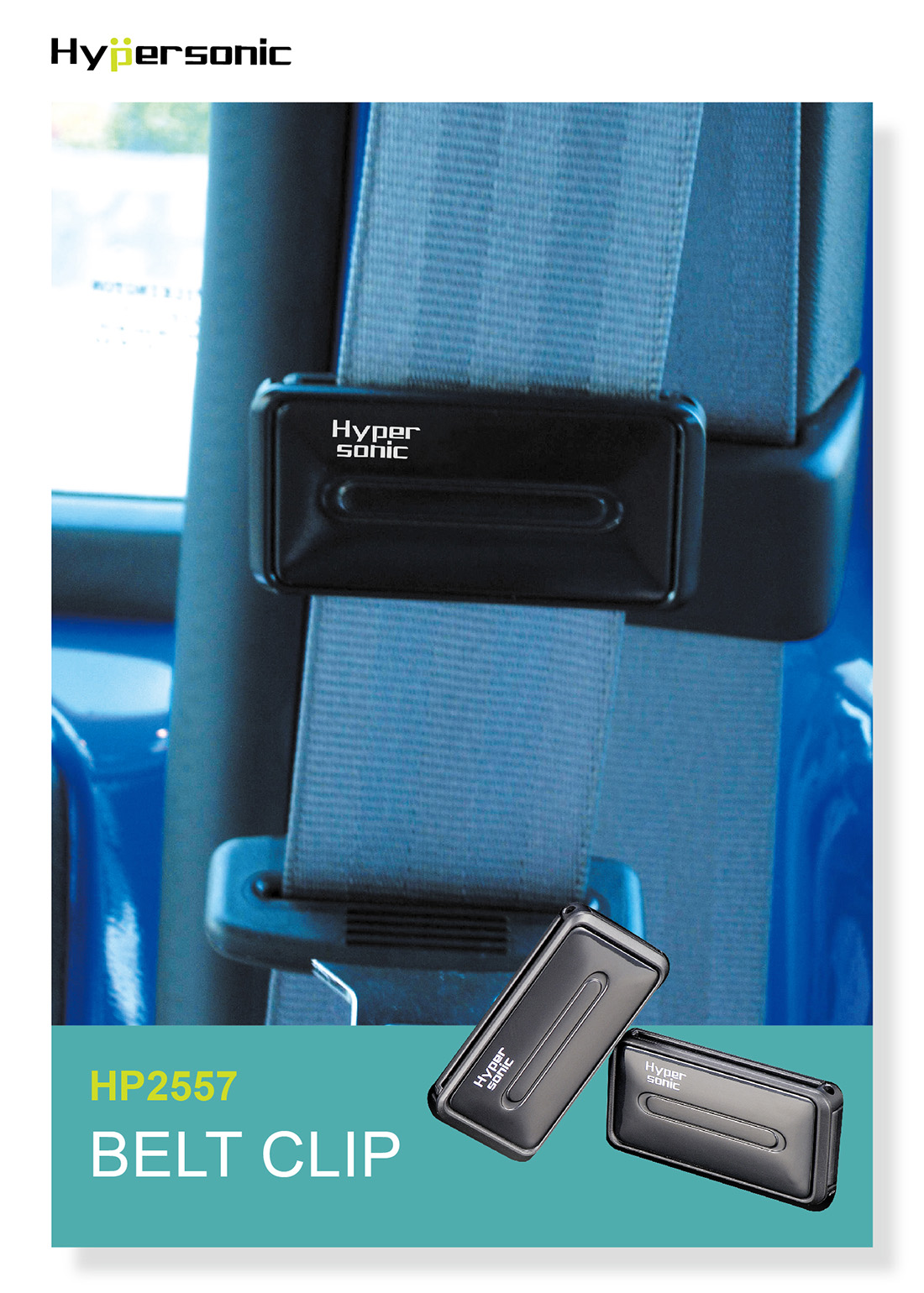 Logo Print Safety Car Seat Belt Clip Buckle Stopper HP2557