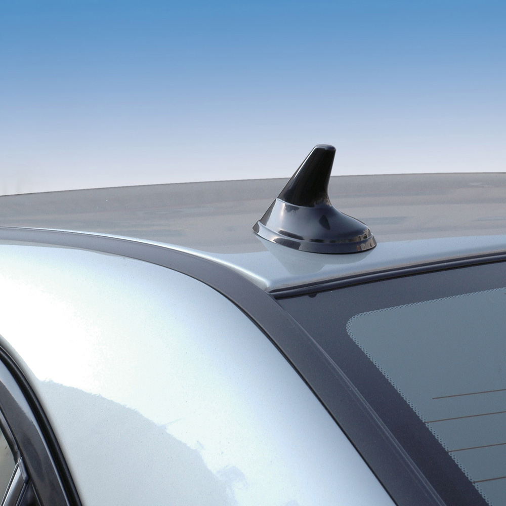 White & Black Car Decorate Shark Fin Antenna HP6621