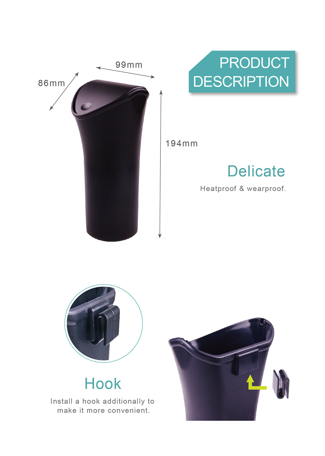 CREATIVE MULTIFUNCTION TRASH CAN HPA560