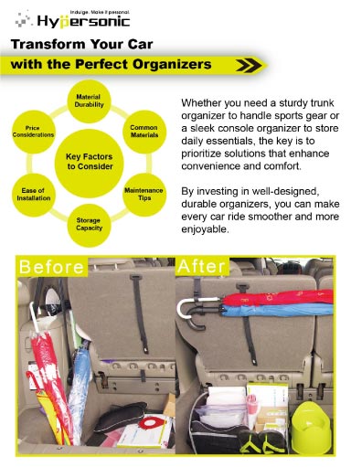 Transform Your Car with the Perfect Organizers