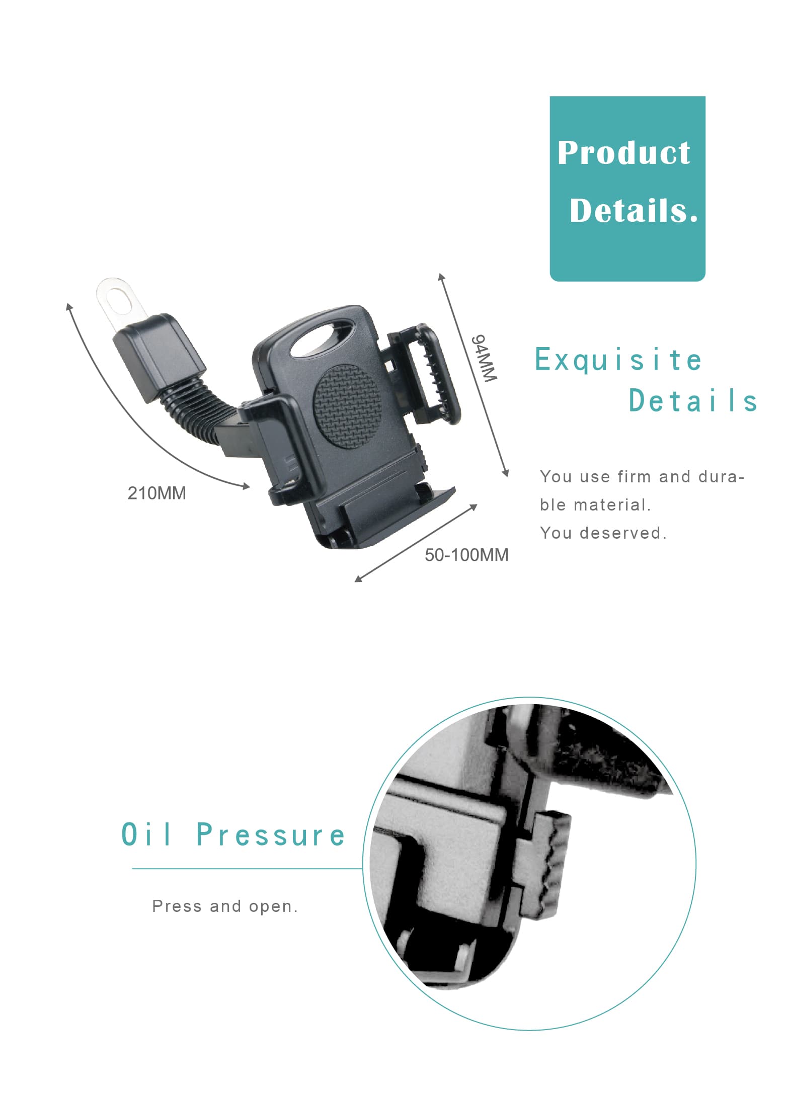 Motorcycle Smart Phone Mount HPA578