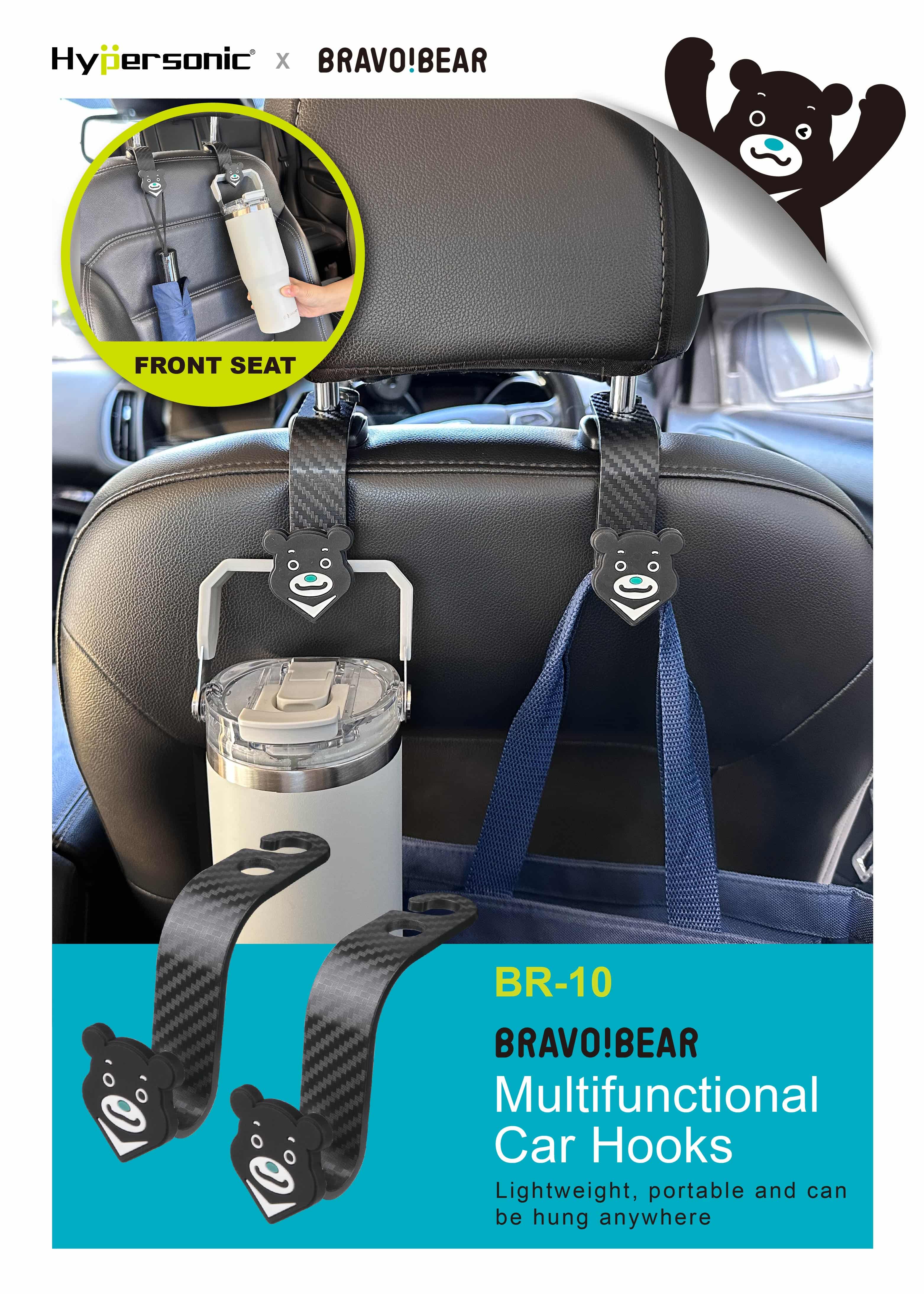 Multifunctional Car Hooks BAVRO! BEAR BR-10